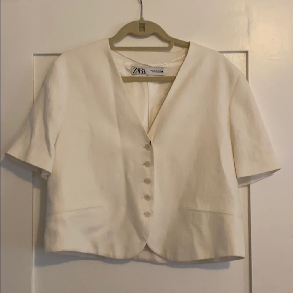 White Button Up Blouse